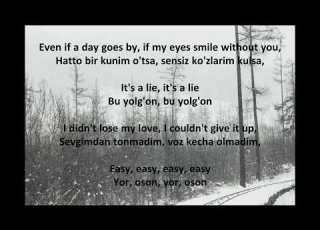 Mehrim Kammidi By Dildora Niyozova Lyrical Video With Uzbek And English Lyrics