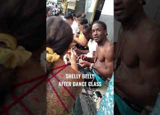 Shelly Belly After Dance Class With A Few Of His International Dancehall DAGGERING Students