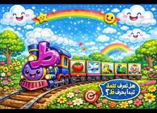 يلا نكتشف كلمات حرف ط