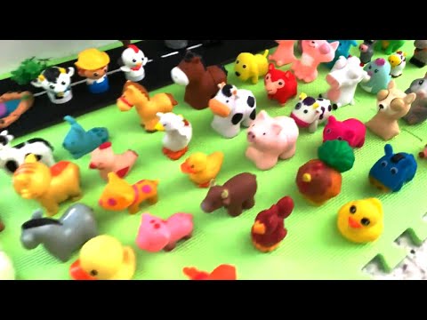 Farm Animals In Blue Foam Sensory Toy Fun For Kids