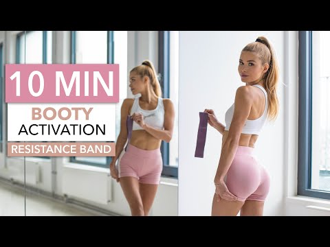 10 MIN BOOTY ACTIVATION To Grow Your Glutes Optional Resistance Band I Pamela Reif