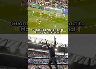 Guardiola And Arteta S Priceless Reactions