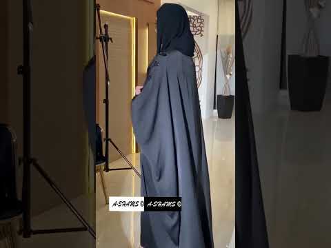 عباية سوداء تطريز يدوى إنما ايه