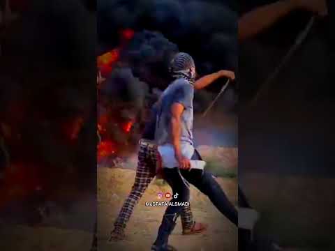 مقاوم فلسطيني يدبك على الاغنية السويدية Leve Palestina ليفا بالستينا فلسطين القدس