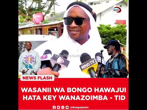 TID Akiwaponda Wasanii Watanzania Hawajuwi Kuimba Liveeee