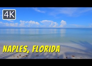  4K Naples Florida Morning Beach Walk Naples Beach August 2022 4K Travel Video