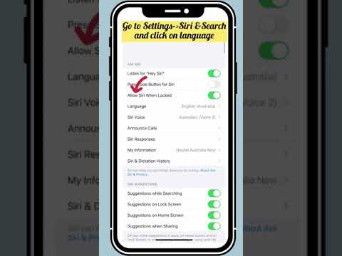 Change Language In Siri On Iphone Iphonetricks Siri Shorts