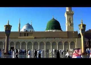 خلفية اسلامية للمنتاج بدون حقوق مسجد المدينة