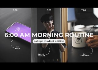  6am College Morning Routine Peaceful Productive Habits College Edition