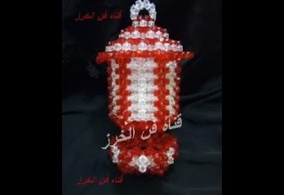 الفانوس السداسي بالخرز الجزء الثالث والاخير