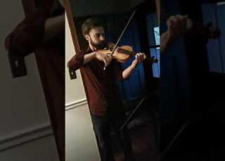 Concert Violinist Playing Short Demonstration