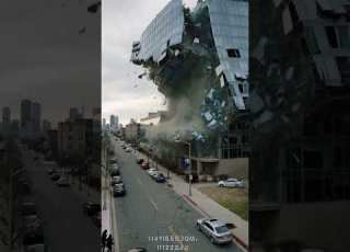 Massive Earthquake In Vancouver Caught On CCTV High Rise Collapses As Ground Splits Apart