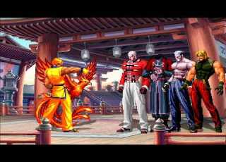  KOF Mugen فريق الكوري الذهبي ضد فريق زعماء KOF