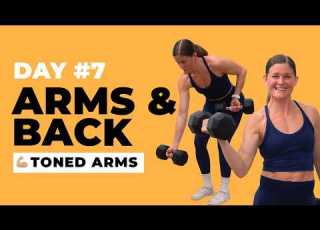  Summer Workout Challenge Day 7 20 Minute Back Arms Workout Max 20