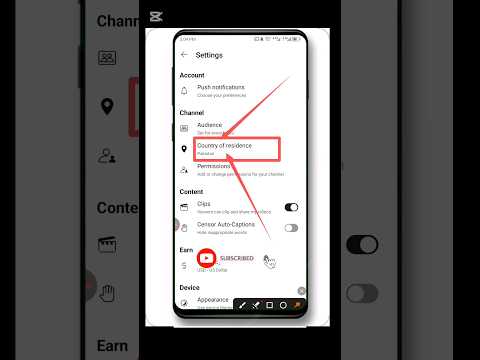 How To Select Country In YouTube Channel