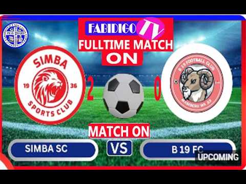 SIMBA VS B19 2 0 FULLTIME HIGHLIGHTS ALL GOALS ALL EVENTS KOMBE LA SHIRIKISHO LA CRDB BANK 2025 26