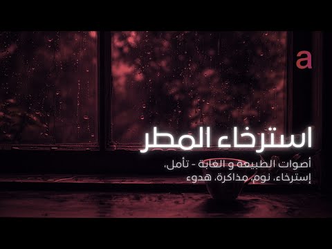 صوت المطر للاسترخاء والنوم العميق أصوت مريحة للاعصاب الهدوء Rain Sounds