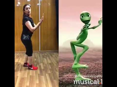 Divyanka Tripathi Dahiya Dancing On Dame Tu Co Sita Viral Video