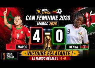  Morocco Vs Kenya 4 0 Match Highlights 2026 Women S Africa Cup Of Nations