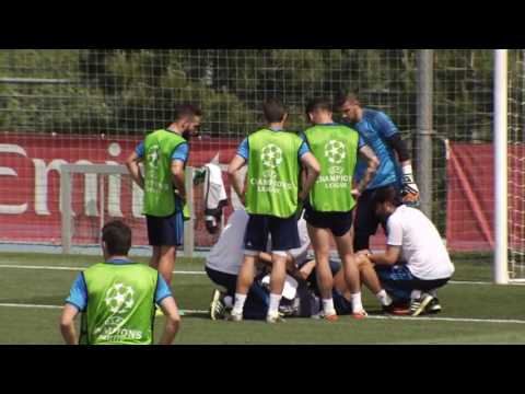 Ronaldo Injured In Training Collision