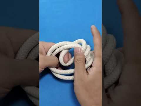 طريقه حلوه وقويه لعمل ربطه بالحبل