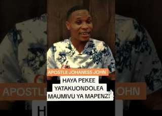 HAYA PEKEE YATAKUONDOLEA MAUMIVU YA MAPENZI Short