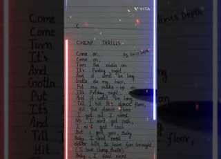 Cheap Thrills Lyrics Depth 24
