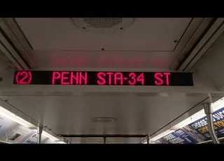  IRT Subway 34th St Penn Station Bound 2 Train Announcement 72 St