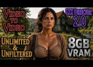  LTX Director 2 0 Video To Video On 8GB VRAM Free 4K Local ComfyUI Workflow