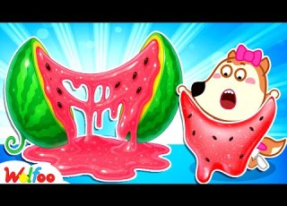  NEW Don T Eat Slime Lucy Safety Rules Cartoon For Kids Wolfoo Family Kids Cartoon