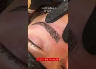 Nanoblading Semi Permanent Makeup For The Eyebrows Shorts Nanoblading Microblading Browsbyarti