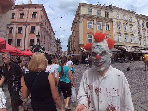 Lwów Lviv Львів Ukraina Rowerem 2017 4K