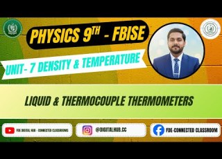 Density Temperature Liquid Thermocouple Thermometers Physics Chapter 7 Grade 9 FDE