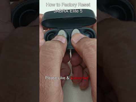 Jabra Elite 5 ANC Earbuds How To Factory Reset