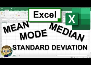 Calculate Mean Median Mode And Standard Deviation In Excel