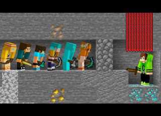 6 Hunters VS Speedrunner With 1 000 000 Hearts