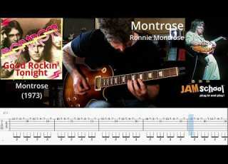  Montrose Good Rockin Tonight Guitar Solo With TAB