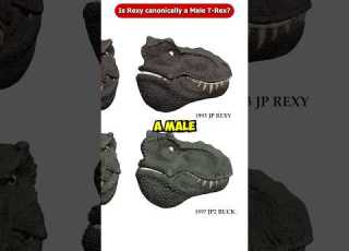 Is Rexy Canonically A Male T Rex Jurassic World Rebirth Shorts Viral