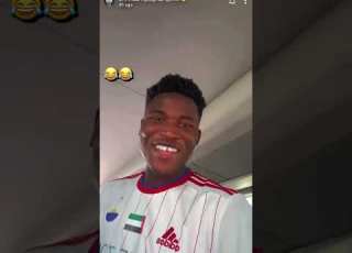 عثمان كمارا لاعب نادي الشارقة