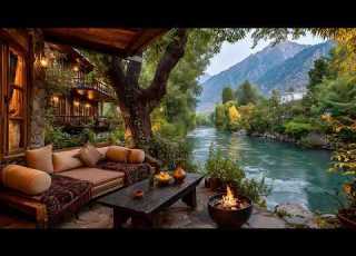  Imagine Spending A Quiet Morning Here Riverside Veranda Mountain River Sounds