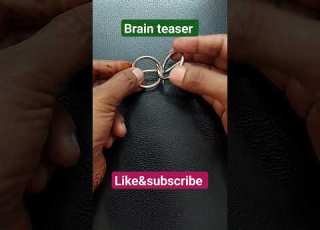  IQ Test Magic Ring For Kids And Adults Metal Wire Puzzle Brain Teaser