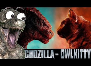  Owl Kitty Vs Godzilla Reaction