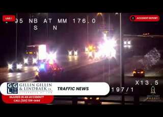  Vehicle Flipped On 95 South Just After Palm Bay Rd Exit