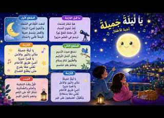  EducationalSongs Kidslearning Oh Beautiful Night A Calm And Educational Song For Kids