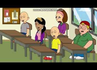 Classic Caillou Turns The School Toilets Into Skibidi Toilets Grounded