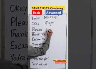 Basic Vs Advanced English BAND 9 IELTS Vocabulary IELTS Speaking And Writing Vocabulary Ielts