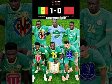 Senegal Vs Morocco In Africa Cup Of Nations 2026 Final Senegal Starting Lineup