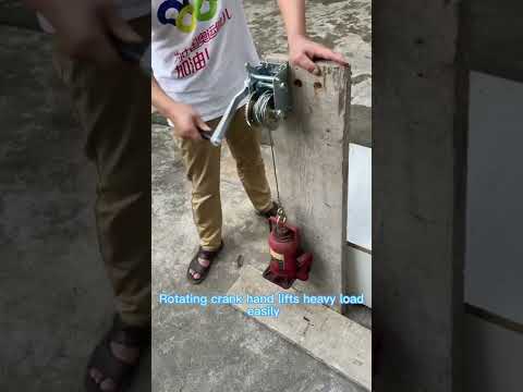 304 Full Stainless Steel Hand Manual Crank Winch Use Labor Saving Hand Winch Equipment Winch Hoist