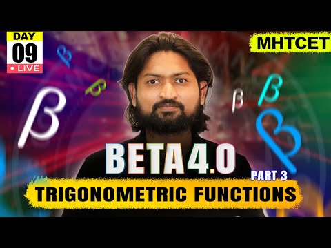Trigonometric Functions 03 MHTCET 2025 Beta 4 0 Mhtcet Mhtcet2025 Livestream Live