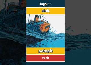 Sink Potopit Learn English Učme Se Anglicky Vocabulary Builder